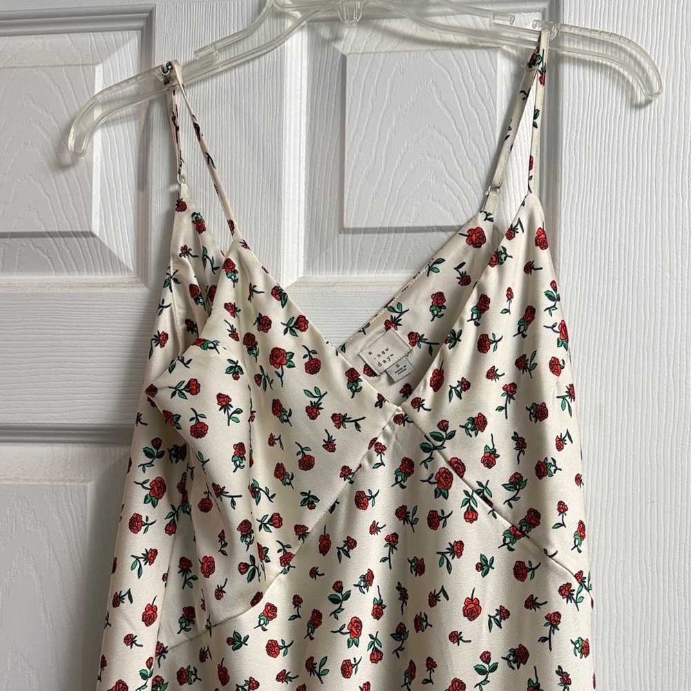 A New Day Cream Floral Maxi Dress